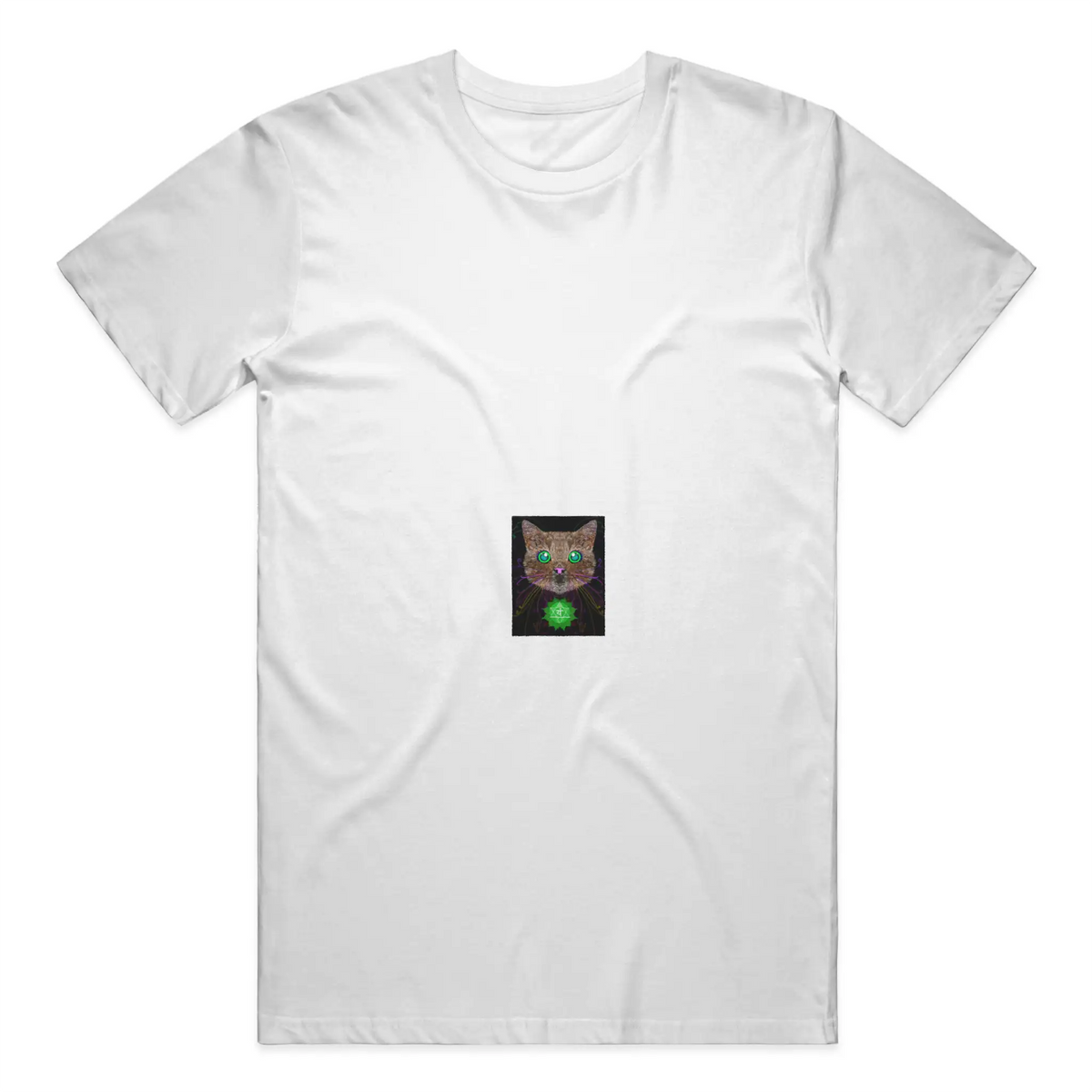 Kitty Cat Heart Chakra Tee