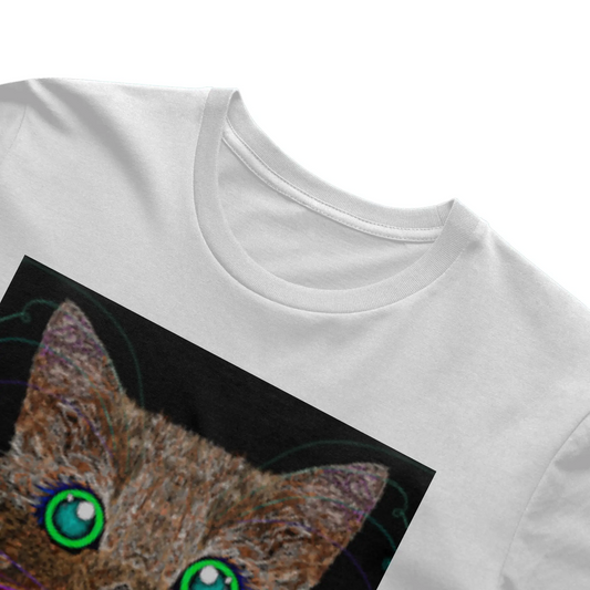 Kitty Cat Heart Chakra Tee