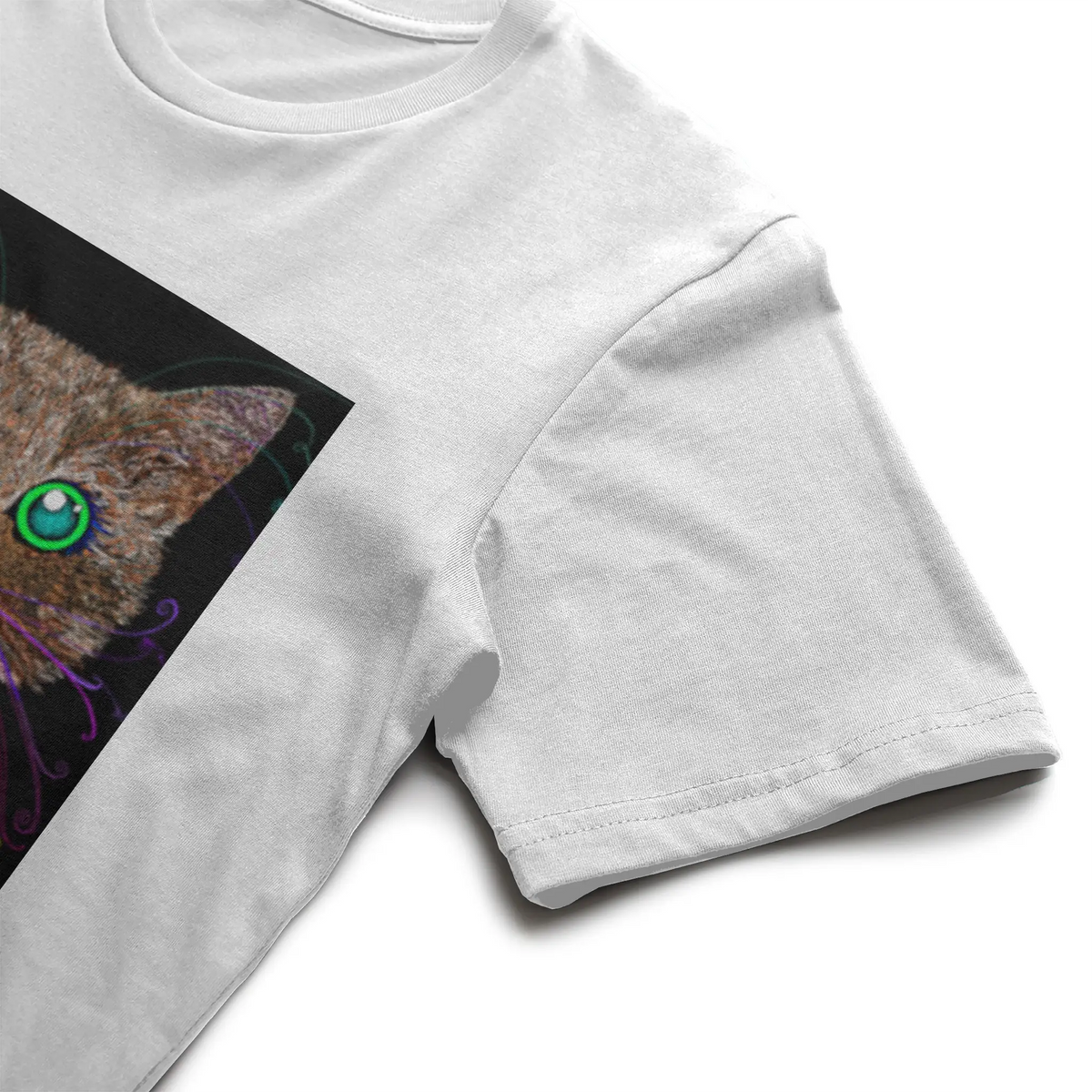Kitty Cat Heart Chakra Tee