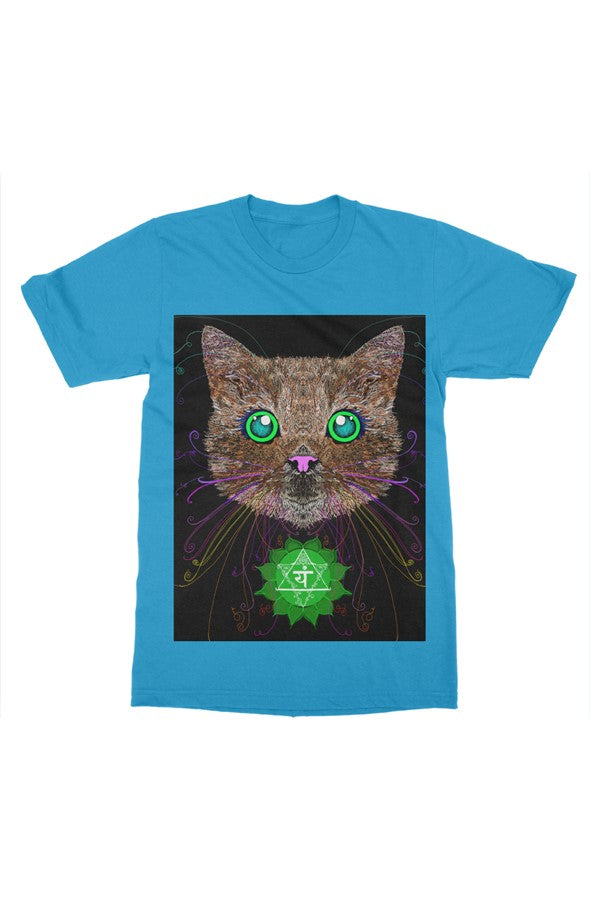 Kitty Cat Heart Chakra Tee